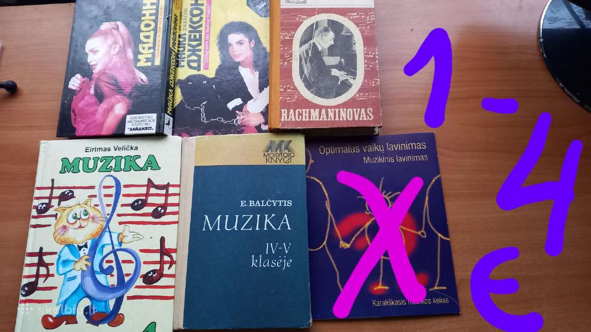 Muzikinė literatūra vadovėliai knygos - nuotraukos Nr. 5