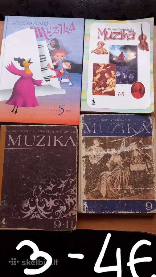 Muzikinė literatūra vadovėliai knygos - nuotraukos Nr. 6