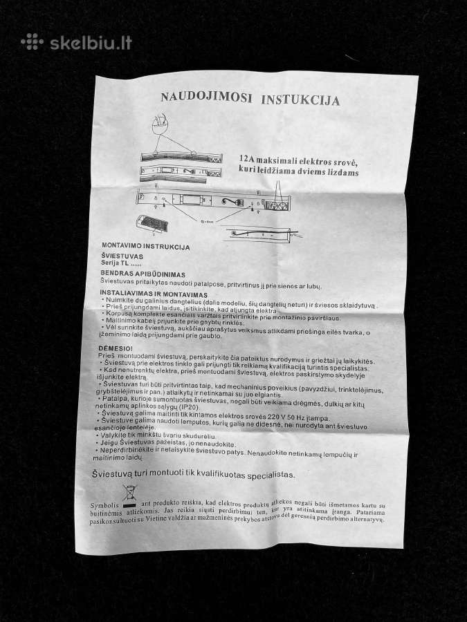 Tvirtinamas baldinis šviestuvas Colux - nuotraukos Nr. 6