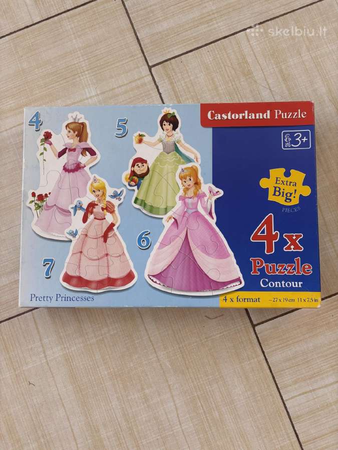 Dėlionės ir domino mergaitei nuo 3m. - nuotraukos Nr. 6