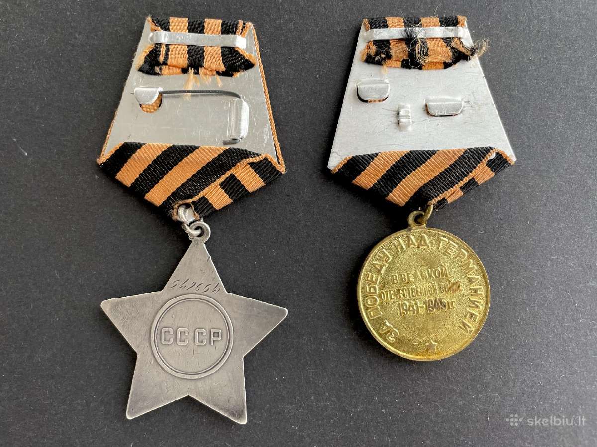 2pk medaliai - Slava ordinas - nuotraukos Nr. 3