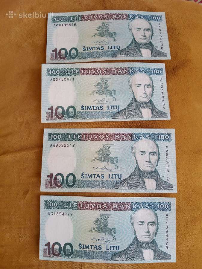 Banknotai seni ir ,1991m - nuotraukos Nr. 14