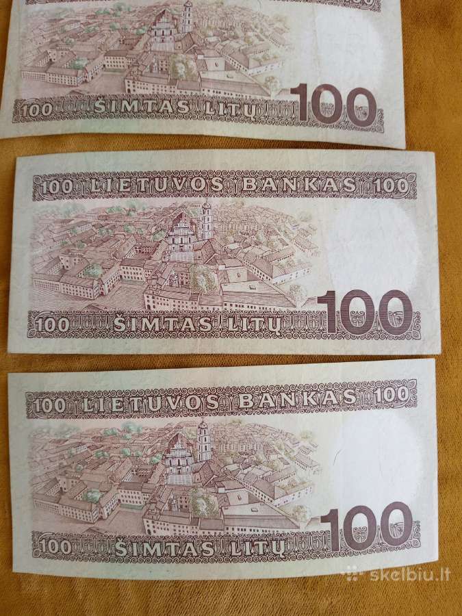100 litu 1991 - nuotraukos Nr. 2