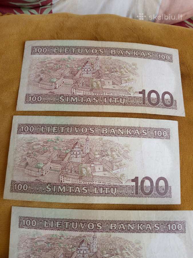 100 litu 1991 - nuotraukos Nr. 3