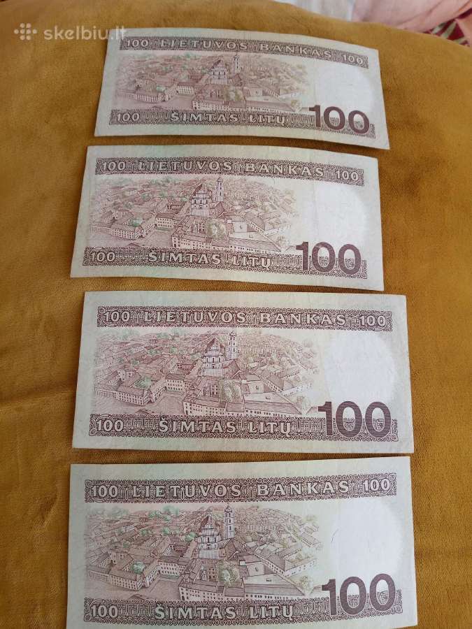 100 litu 1991 - nuotraukos Nr. 4