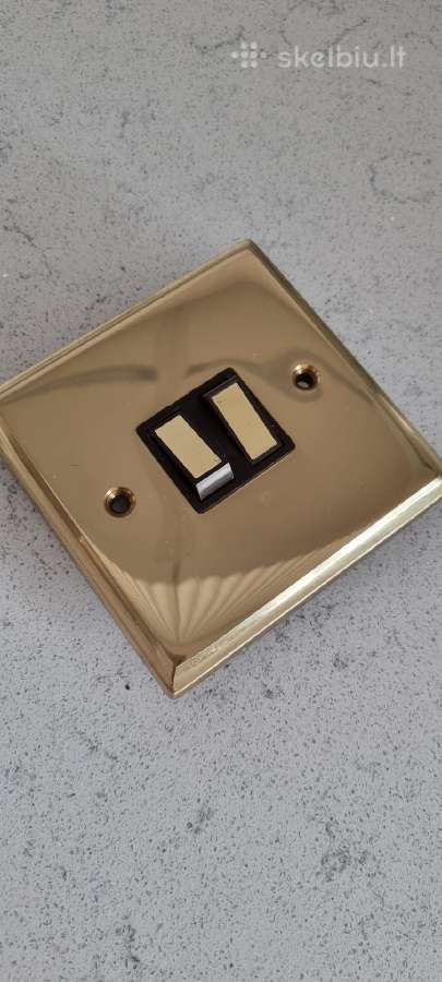 Jungtukai / rozetes / Victorian style brass - nuotraukos Nr. 2