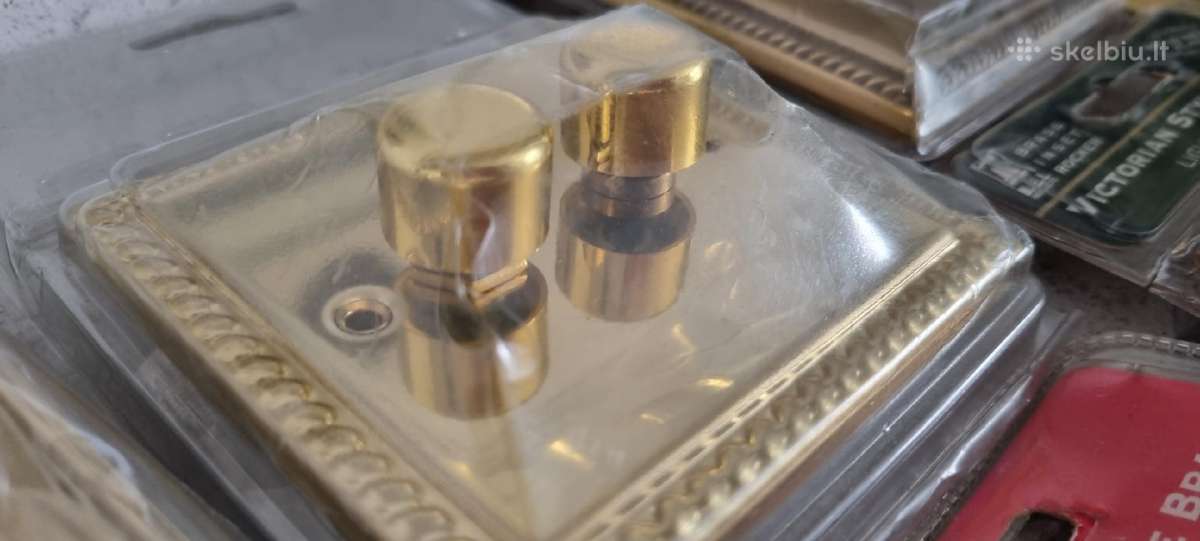 Jungtukai / rozetes / Victorian style brass - nuotraukos Nr. 6