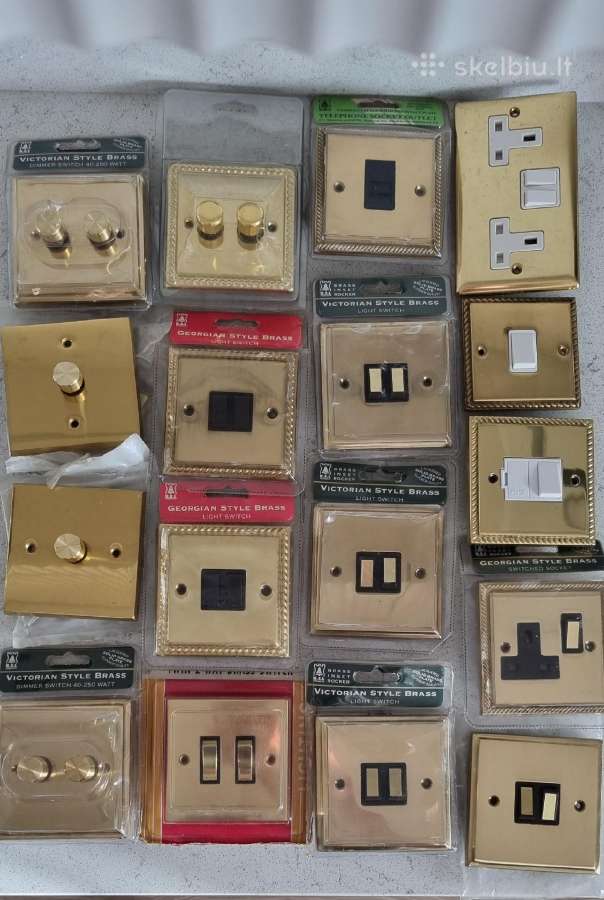 Jungtukai / rozetes / Victorian style brass