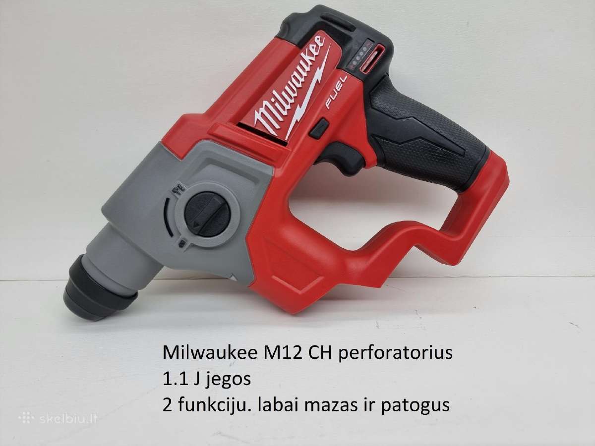 Milwaukee perferatoriai akumuliatoriniai elektrini - nuotraukos Nr. 2