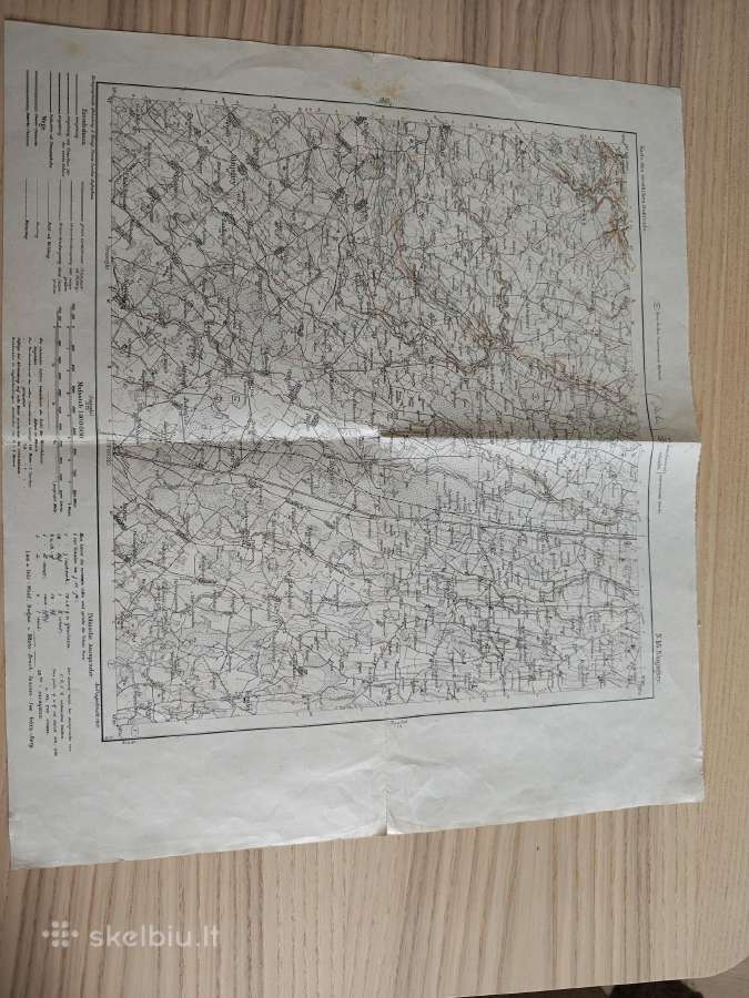 1916 žemlapis. Skaistgiris