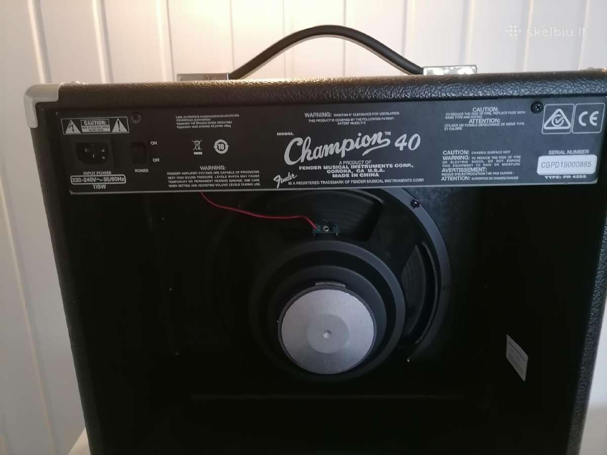 Garso stiprintuvas champion 40 - nuotraukos Nr. 2