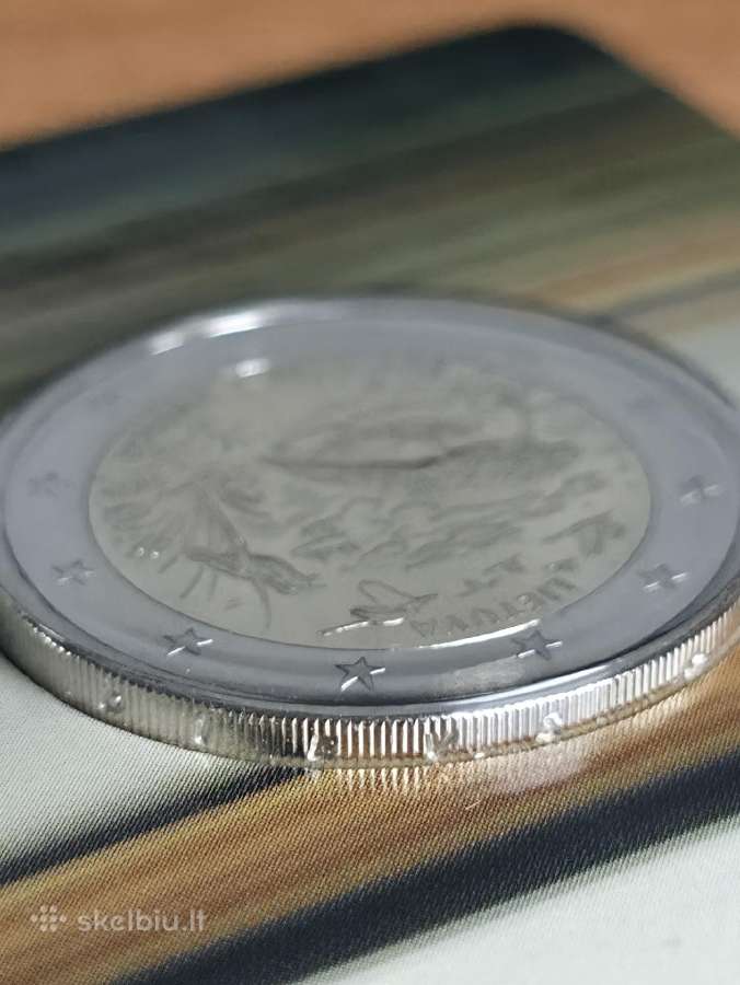 Žuvintas 2€ Bu moneta kortelėje (Kalyklos klaida) - nuotraukos Nr. 6