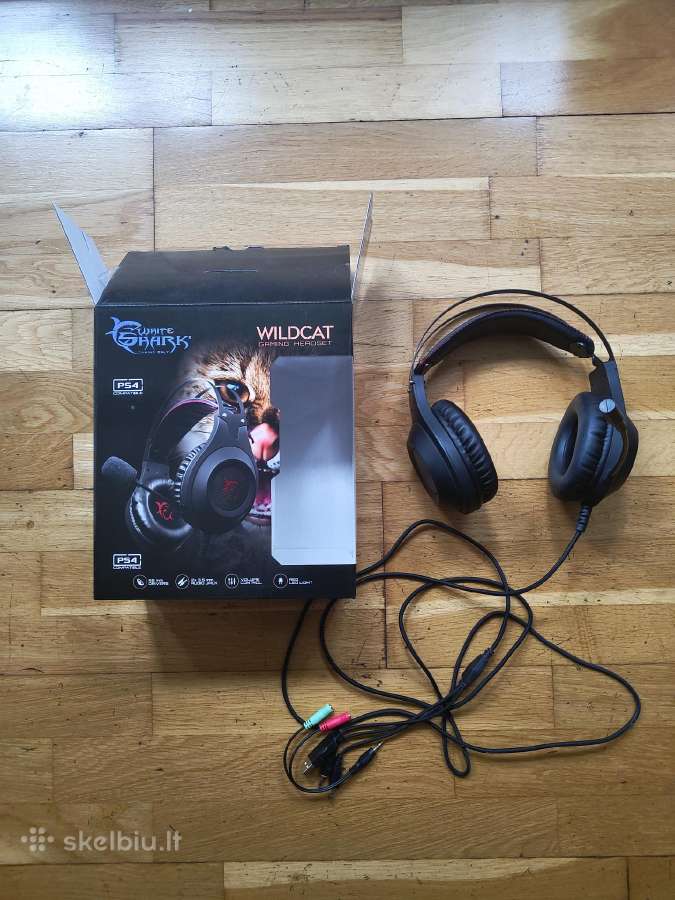 Ausinės White Shark Wildcat