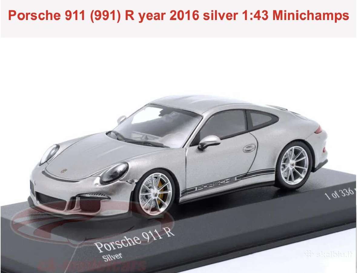 Porsche 911 (991) R 1:43 - nuotraukos Nr. 3