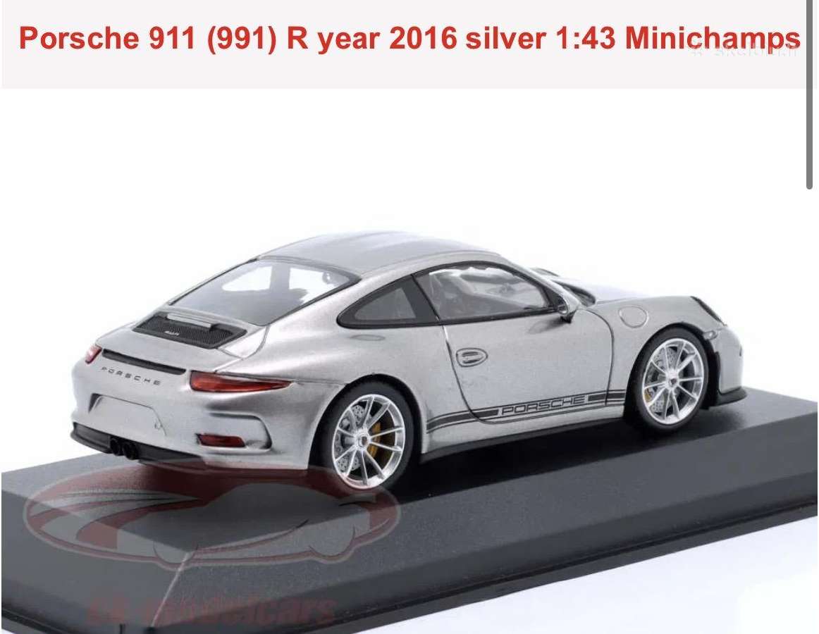 Porsche 911 (991) R 1:43 - nuotraukos Nr. 4