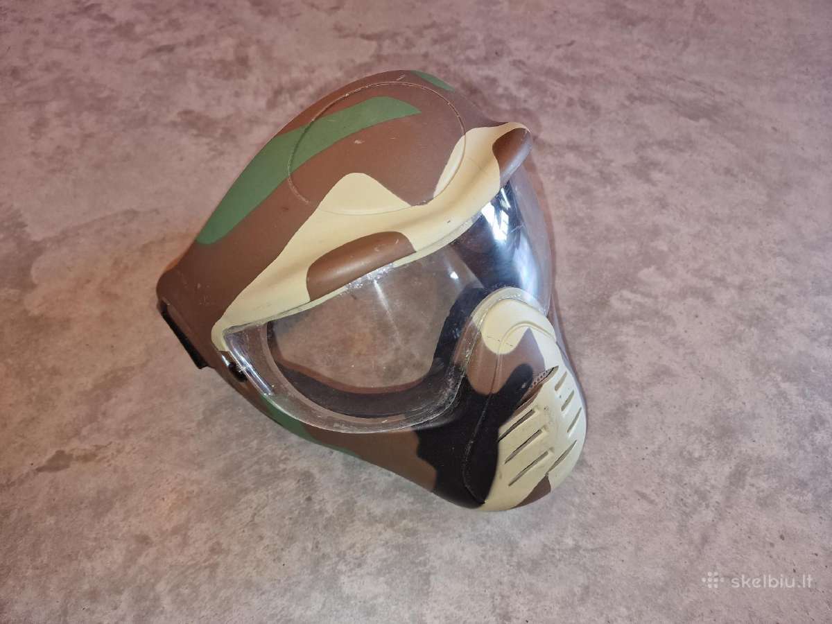 Dažasvydžio (Paintball) apsauginė kaukė – maskuoja