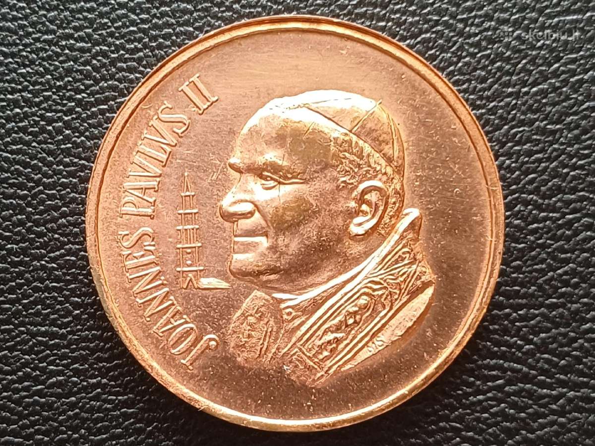 (478)medalis 1982m. Jonas Paulius 2. Lenkija 33mm.