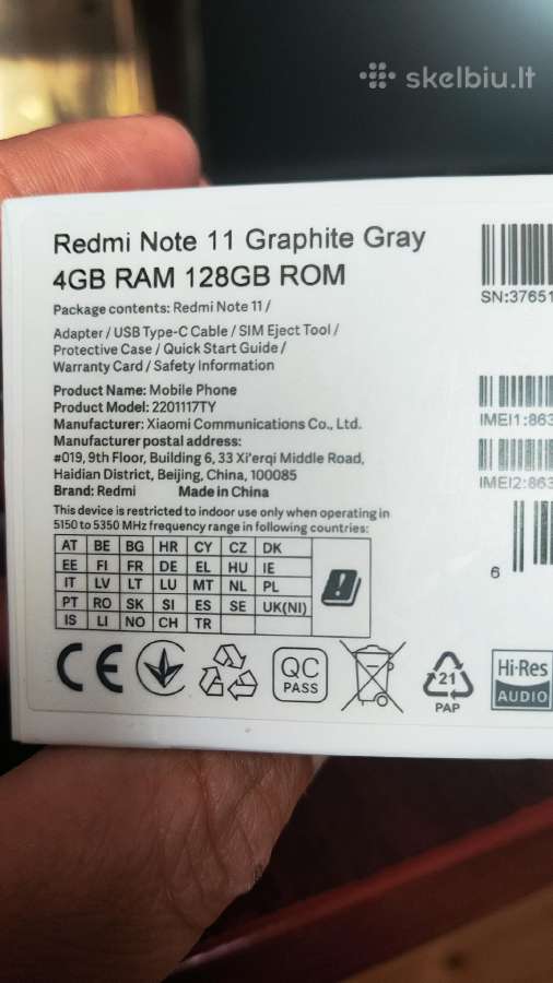 Redmi Note 11 - nuotraukos Nr. 5