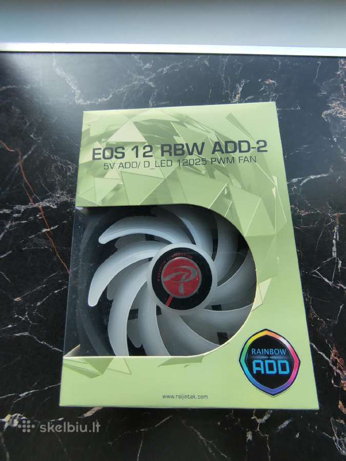 Oro aušintuvas Raijintek Eos12rbw Add2-pack,120mm - nuotraukos Nr. 2