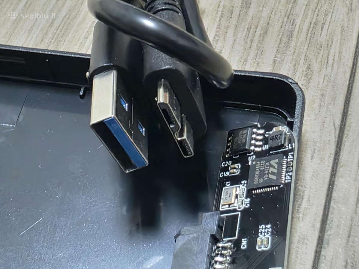 Nauja 2.5" (HDD/SSD) Usb -A dezute adapteris - nuotraukos Nr. 5