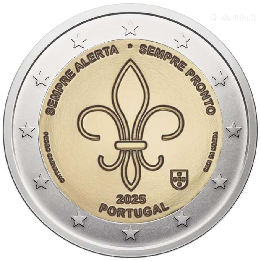 Portugalija 2 eurai, 2025 Skautų ir jaunimo judėji