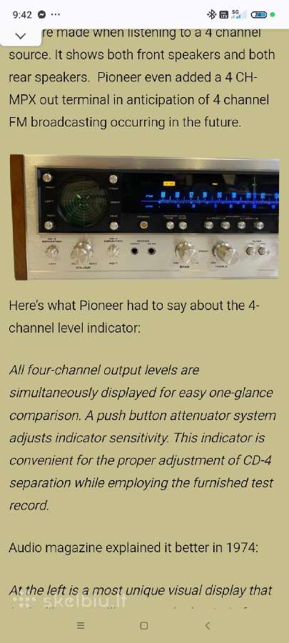 Pioneer Qx-949 - nuotraukos Nr. 7