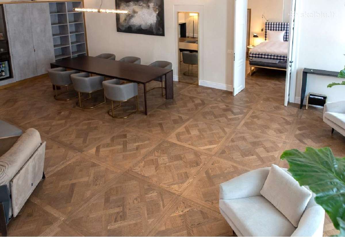 Ąžuolo masyvo ir dvisluoksnis parketas. - nuotraukos Nr. 6