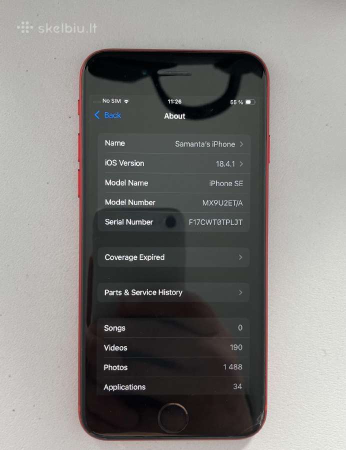 iPhone Se (2020) 64gb - nuotraukos Nr. 4