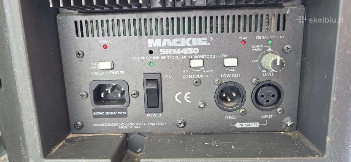 Aktyvios kolonėlės Mackie Srm450 V1 x2 - nuotraukos Nr. 3