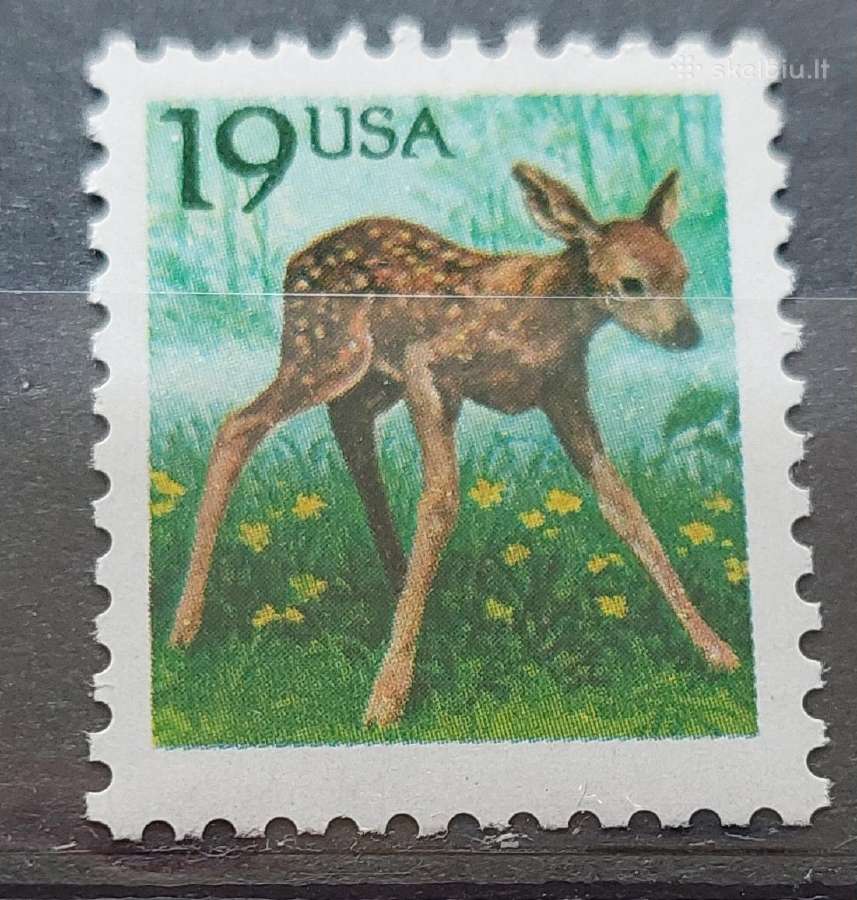 JAV 1991 gyvūnas, švarūs, Michel 2122