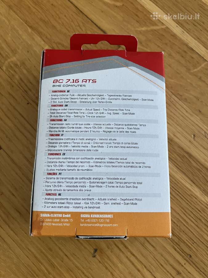 Sigma kompanijos naujas spidometras - nuotraukos Nr. 3
