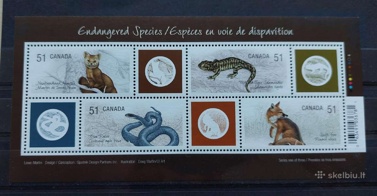 Kanada 2006 fauna, švarūs, Michel block88