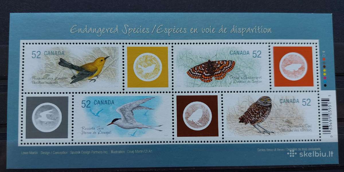 Kanada 2008 fauna, švarūs, Michel block105