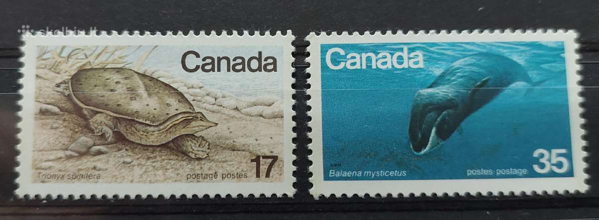 Kanada 1979 jūros fauna, švarūs, Michel 722-723