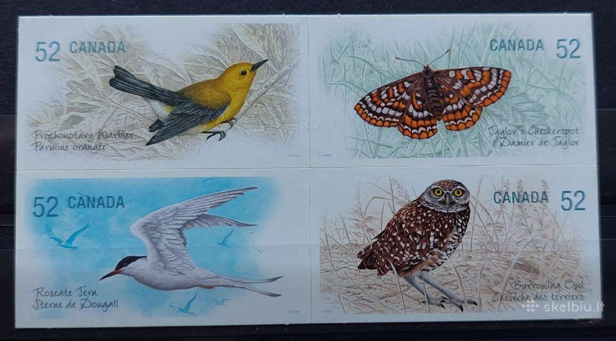 Kanada 2008 fauna, švarūs, Michel 2497-2500