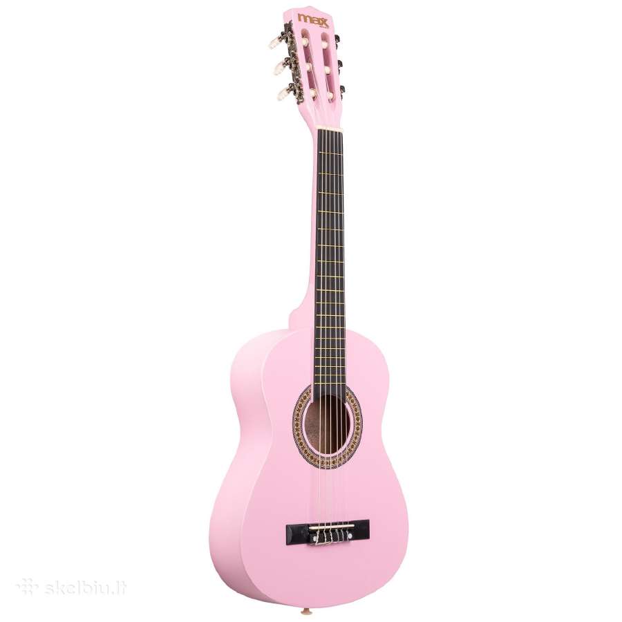 Max Soloart Junior 1/4 klasikinė gitara rožinė
