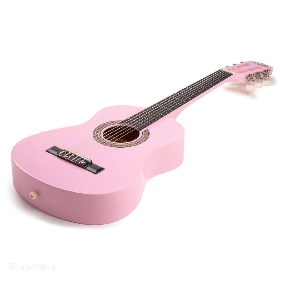 Max Soloart Junior 1/4 klasikinė gitara rožinė - nuotraukos Nr. 4