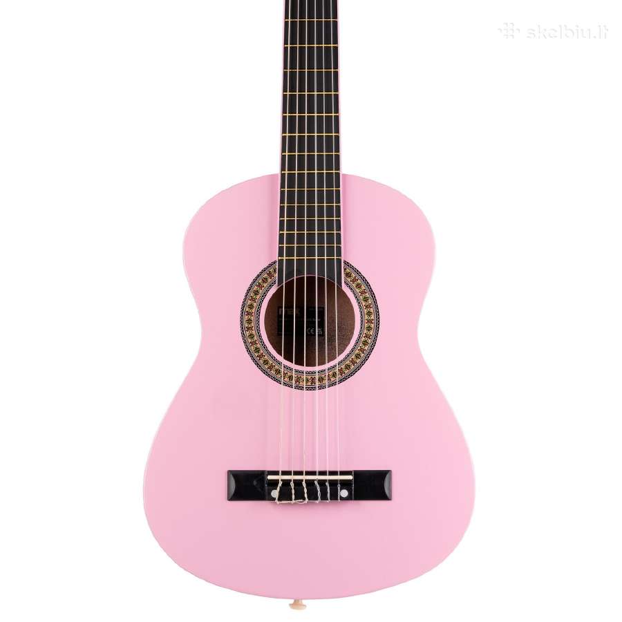 Max Soloart Junior 1/4 klasikinė gitara rožinė - nuotraukos Nr. 7