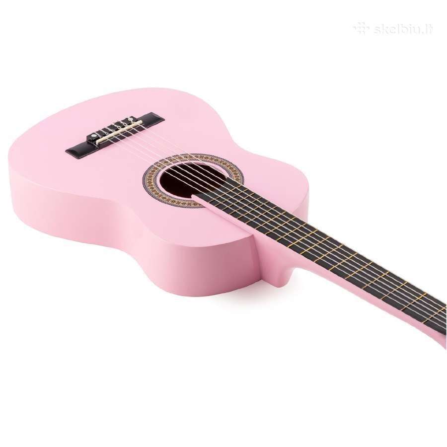 Max Soloart Junior 1/4 klasikinė gitara rožinė - nuotraukos Nr. 9