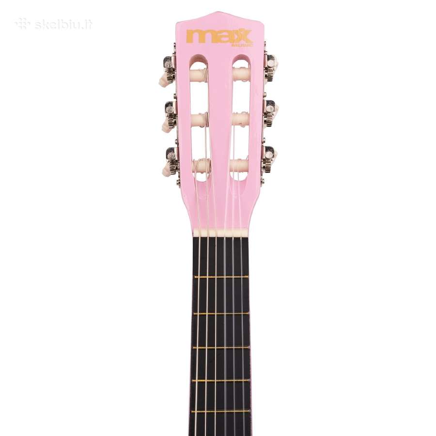 Max Soloart Junior 1/4 klasikinė gitara rožinė - nuotraukos Nr. 11