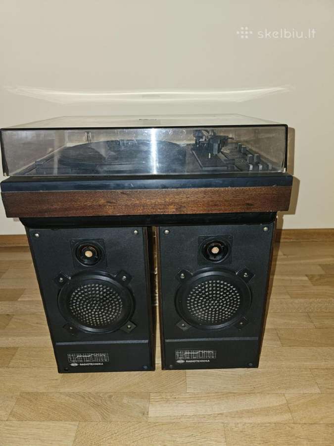 Patefonas Radiotechnika-301 stereo su kolonėlėmis - Skelbiu.lt