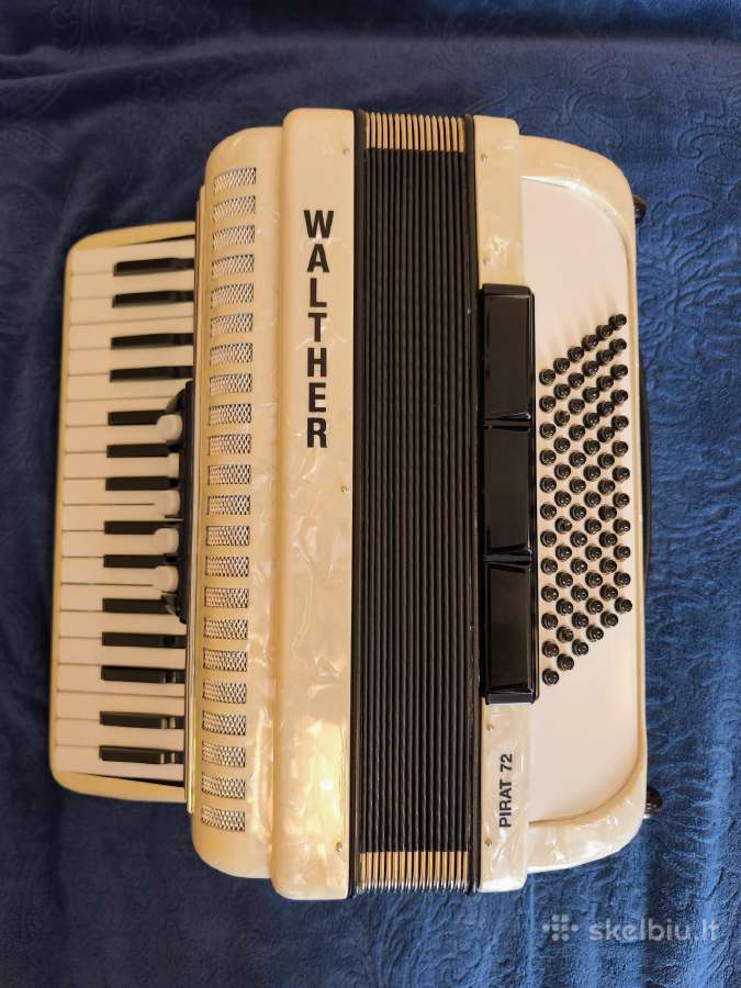 Akordeonas Walther Pirat 72 - nuotraukos Nr. 2