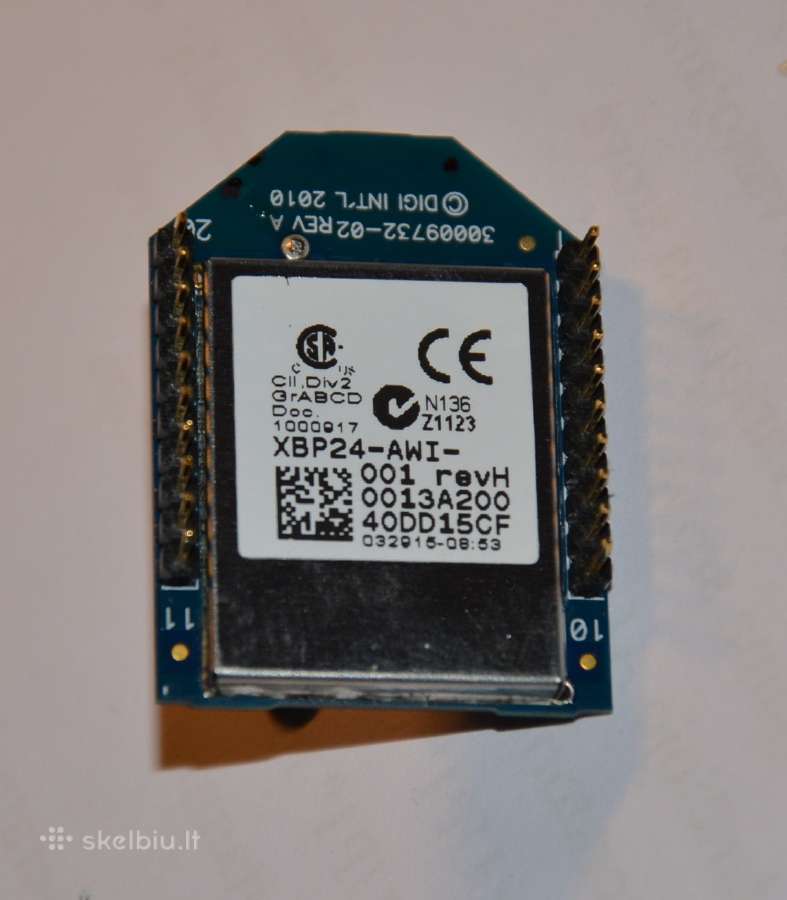 Xbee Pro S1 802.15.4 Xb24-awi-001 - nuotraukos Nr. 2