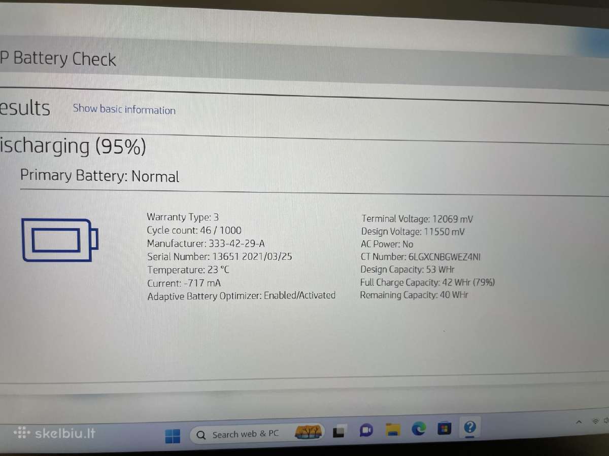 Hp Elitebook X360 830 G8 i5-1145g7 16gb 512gb SSD - nuotraukos Nr. 11