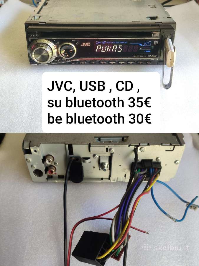 Automagnetola bluetooth, Usb, tel.laikiklis - nuotraukos Nr. 9