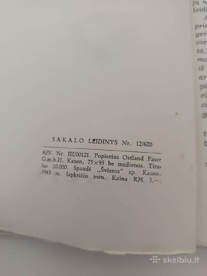 1943 m. Bernardo Brazdžionio knyga - nuotraukos Nr. 4