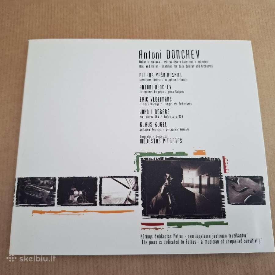 Antoni Donchev - Dabar Ir Niekada (CD albumas)