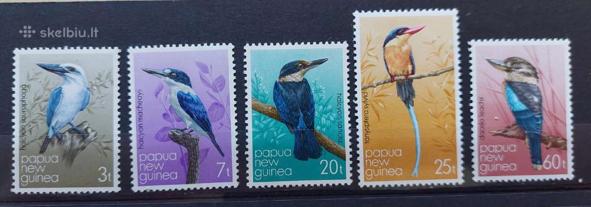 Papua Naujoji Gvinėja 1981 paukščiai, švarus, Mich