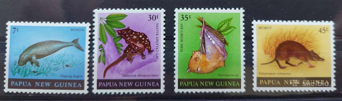 Papua Naujoji Gvinėja 1980 fauna, švarus, Michel 3