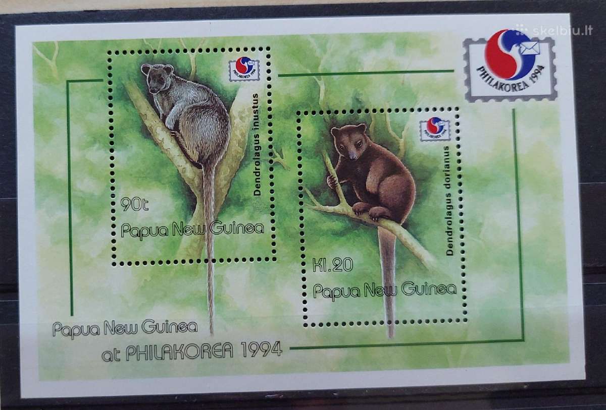 Papua Naujoji Gvinėja 1994 gyvūnai, švarus, Michel
